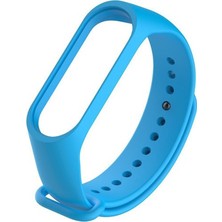 Smcase Xiaomi Mi Band 3 Kılıf Silikon Kordon Turkuaz