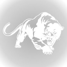 Quart Aksesuar Panter Panther Kaplan Puma Oto Sticker Araba Cam Sticker