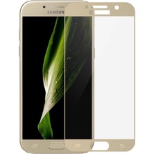 Smcase Samsung Galaxy A7 2017 Full Kapatan Cam Gold