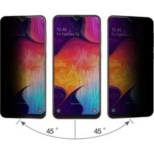 Smcase Samsung Galaxy M10S Privacy Gizlilik Filtreli Hayalet Cam Siyah