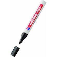 Edding 750 Markör Dekor Boya Kalemi 2-4 mm Siyah Yuvarlak Uçlu