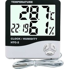 Emay Center Dijital Termometre Sıcaklık Nem Ölçer