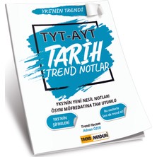 Trend Akademi Yayınları YKS'nin Trendi TYT - AYT Tarih Trend Notlar | Adnan Özer