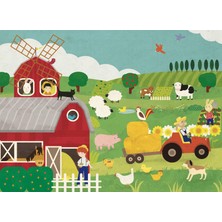 Sassi Junior Yuvarlak Kutulu Puzzle // The Farm (30 Parça)