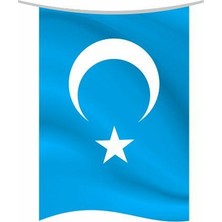 Rekbay Doğu Türkistan Bayrağı 100 x 150 cm