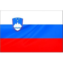 Rekbay Slovenya Ülke Bayrağı Parlak Kumaş 70 x 105 cm