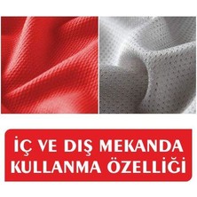 Rekbay Üç Hilal Bayrağı Yatay Model 50 x 75 cm Yeşil