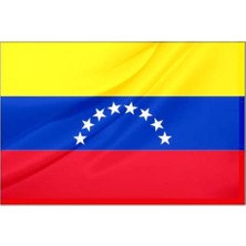 Rekbay Venezuela Ülke Bayrağı Parlak Kumaş 70 x 105 cm