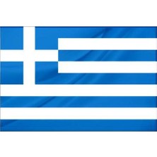 Rekbay Yunanistan Ülke Bayrağı Parlak Kumaş 100 x 150 cm