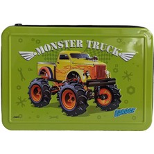 Cem Dolphin Metal Kalem Kutusu Arabalar Yeşil