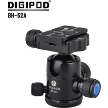 Digipod C2840FM Carbon Fiber Tripod + BH52A Ball Head (Mavi)