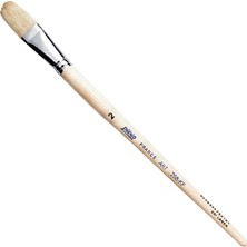 Pebeo France Art 258KF Beyaz Kıl Yassı Kedi Dili Fırça No:2