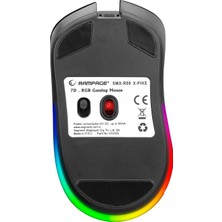 Rampage SMX-R89 X-Pıke Kablosuz/kablolu Rgb Ledli Şarjlı Mouse