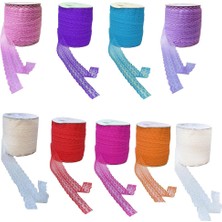Hayaller Dükkanı Kurdele Dantelli 5 Cm Çift Taraflı 10 Metre