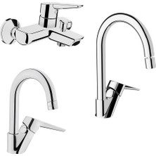 Artema Solid S Kuğu Lavabo, Banyo, Eviye, Gms Karine Tepe Duş Seti