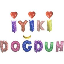 Hayaller Dükkanı Folyo Balon Iyiki Doğdun Renkli 16 Inc Pk:1