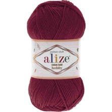 Alize Cotton Gold Hobby El Örgü Ipi 50 gr Vişne Çürüğü 390