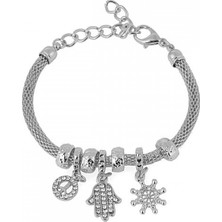 Forentina Gümüş Kaplama Şans Bilekli PS1638