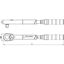 Ceta Form D03F-3155 3/4 Inç 110-550 Nm Duo Tork Anahtarı