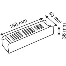 Helios 120 W Metal Ince Kasa 12 V Dc 10 A LED Adaptör