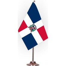 Rekbay Set Halinde Dominik Cumhuriyeti Masa Bayrağı