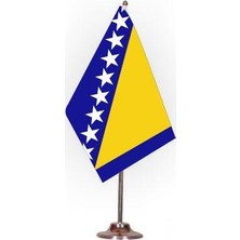Rekbay Set Halinde Bosna Hersek Masa Bayrağı