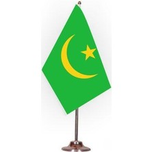 Rekbay Moritanya Masa Bayrağı Set Halinde