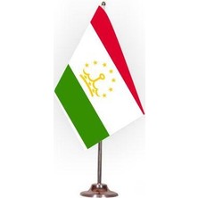 Rekbay Tacikistan Masa Bayrağı Set Halinde