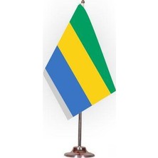 Rekbay Gabon Masa Bayrağı Set Halinde