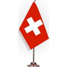 Rekbay Isviçre Masa Bayrağı Set Halinde