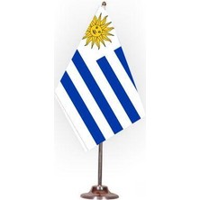 Rekbay Uruguay Masa Bayrağı Set Halinde