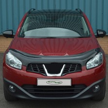 Eurocap Nissan Qashqai Ön Kaput Koruma Rüzgarlığı 3mm Akrilik (Abs) Parlak Siyah Deflektör 2010-2013