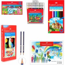 Faber-Castell Boyama Seti 5'li + Resim Kalemi 2'li