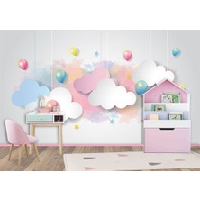 Özel Duvarlar 3 Boyutlu Bulutlar Duvar Kağıdı