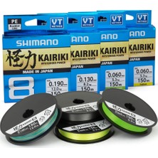 SHIMANO Kairiki 8 Kat 300M Mantis Green Ip Misina