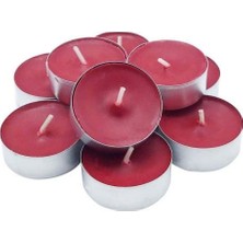Hellove Kokusuz Mum Renkli Mum 8 Li Tealight Mum Dekoratif Yuvarlak Mum