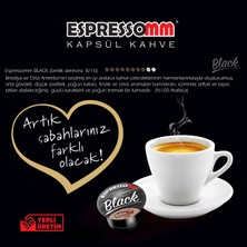 ESPRESSOMM Espressomm® Black Kapsül Kahve (10 Adet) - Tchıbo Cafissimo® Uyumlu*