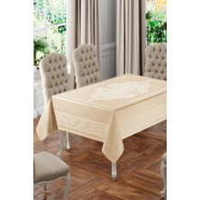 Köşem Çeyiz Jumbo Teflon Sıvı Geçirmez Dertsiz Masa Örtüsü 160 x 220 cm