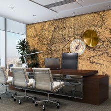 Özel Duvarlar Eskitme Vintage Dünya Haritası