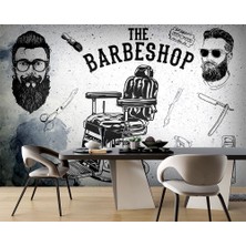 Özel Duvarlar Kuaför Berber Salonları Için Duvar Kağıdı