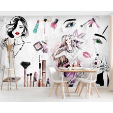 Özel Duvarlar Moda ve Güzellik Tasarım Duvar Kağıdı