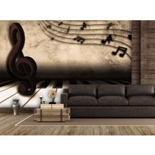 Özel Duvarlar Müzik Temalı Duvar Kağıdı