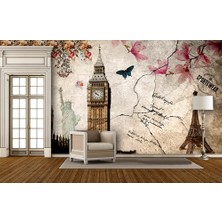 Özel Duvarlar Vintage Duvar Kağıdı