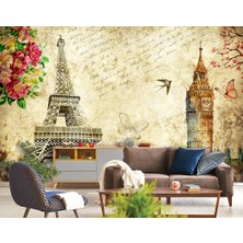 Özel Duvarlar Vintage Duvar Kağıdı