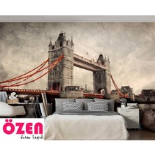 Özel Duvarlar Vintage Tower Bridge Duvar Kağıdı