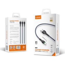 Ldnıo 2.4A USB Veri Kablosu 2 m Micro- LS522