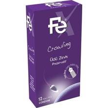 Fe Crowling Kondom Noktalı Prezervatif 12'li Paket