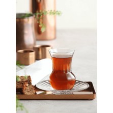 Lav Mira 6lı Çay Bardağı - Şeffaf