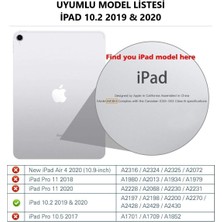 Turotto Apple iPad 7. Nesil 10.2 A2200 A2197 A2198 A2270 Ibuy Eva Kollu Standlı Silikon Kılıf Kırmızı