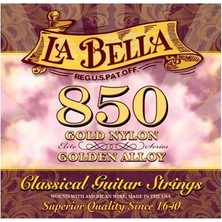 La Bella Golden Alloy LB-850 Takım Tel Klasik Gitar Teli